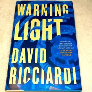 📚BOOK SALE 5 for $20📚 Warning Light By David Ricciardi, Hardcover, 2018